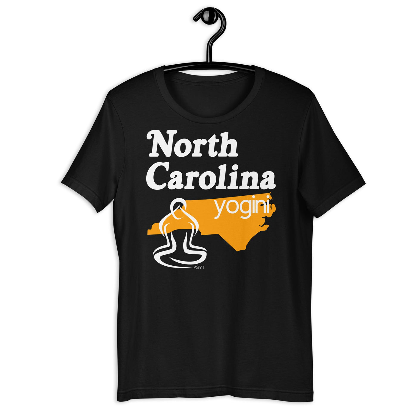 North Carolina Map Yogini Dark Shirt