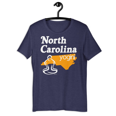 North Carolina Map Yogini Dark Shirt