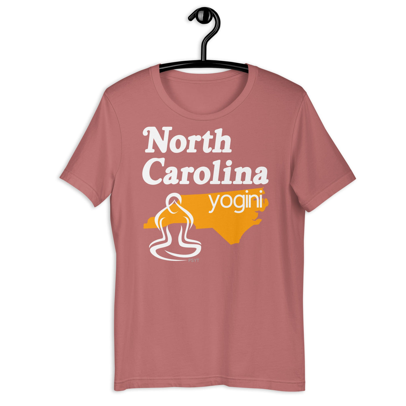 North Carolina Map Yogini Dark Shirt