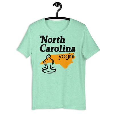 North Carolina Map Yogini Light Shirt