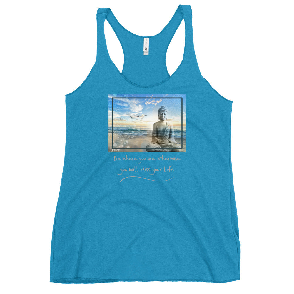 Ocean Buddha Quote Tank Top