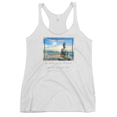 Ocean Buddha Quote Tank Top