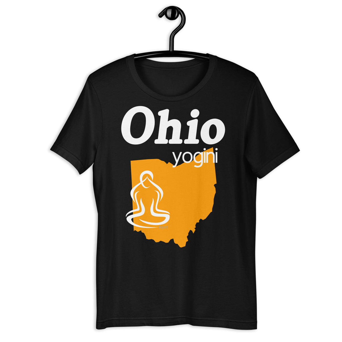 Ohio Map Yogini Dark Shirt