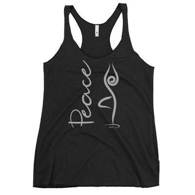 Peace Inspiration Tree Pose Racerback Tank Top