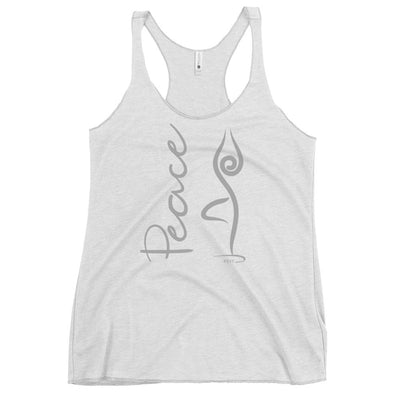 Peace Inspiration Tree Pose Racerback Tank Top