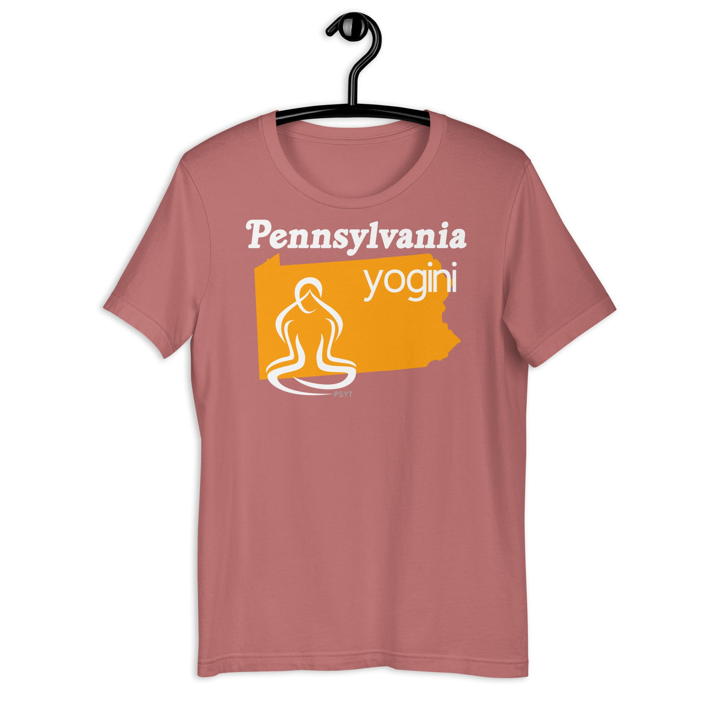 Pennsylvania Map Yogini Dark Shirt