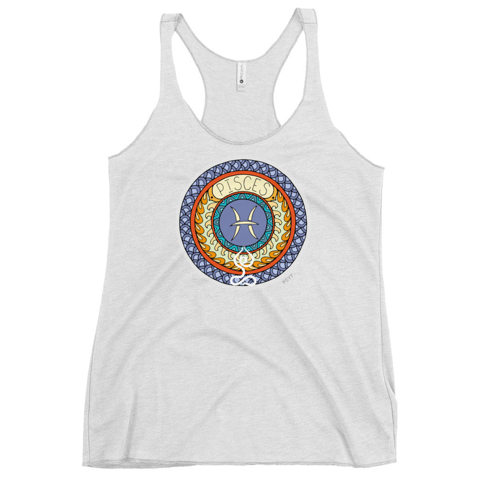 Pisces Yogastrology Racerback Tank Top