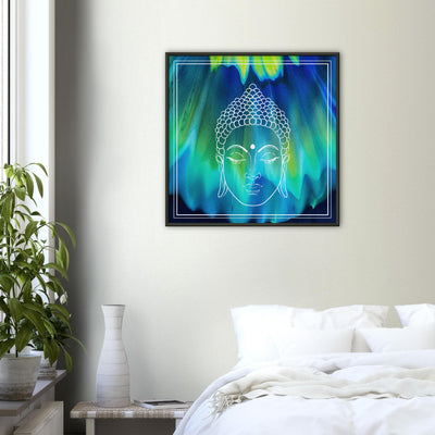 Psychedelic Buddha Metal Frame