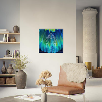 Psychedelic Buddha Poster