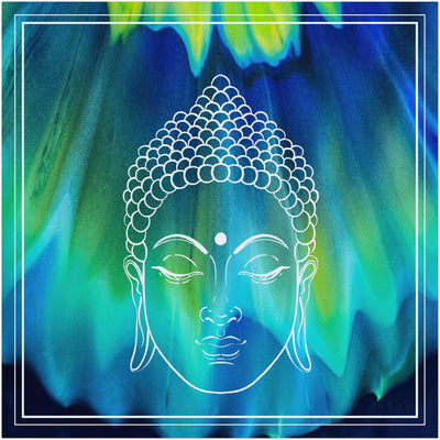 Psychedelic Buddha Poster