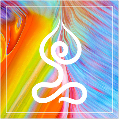 Psychedelic Lotus Pose Poster