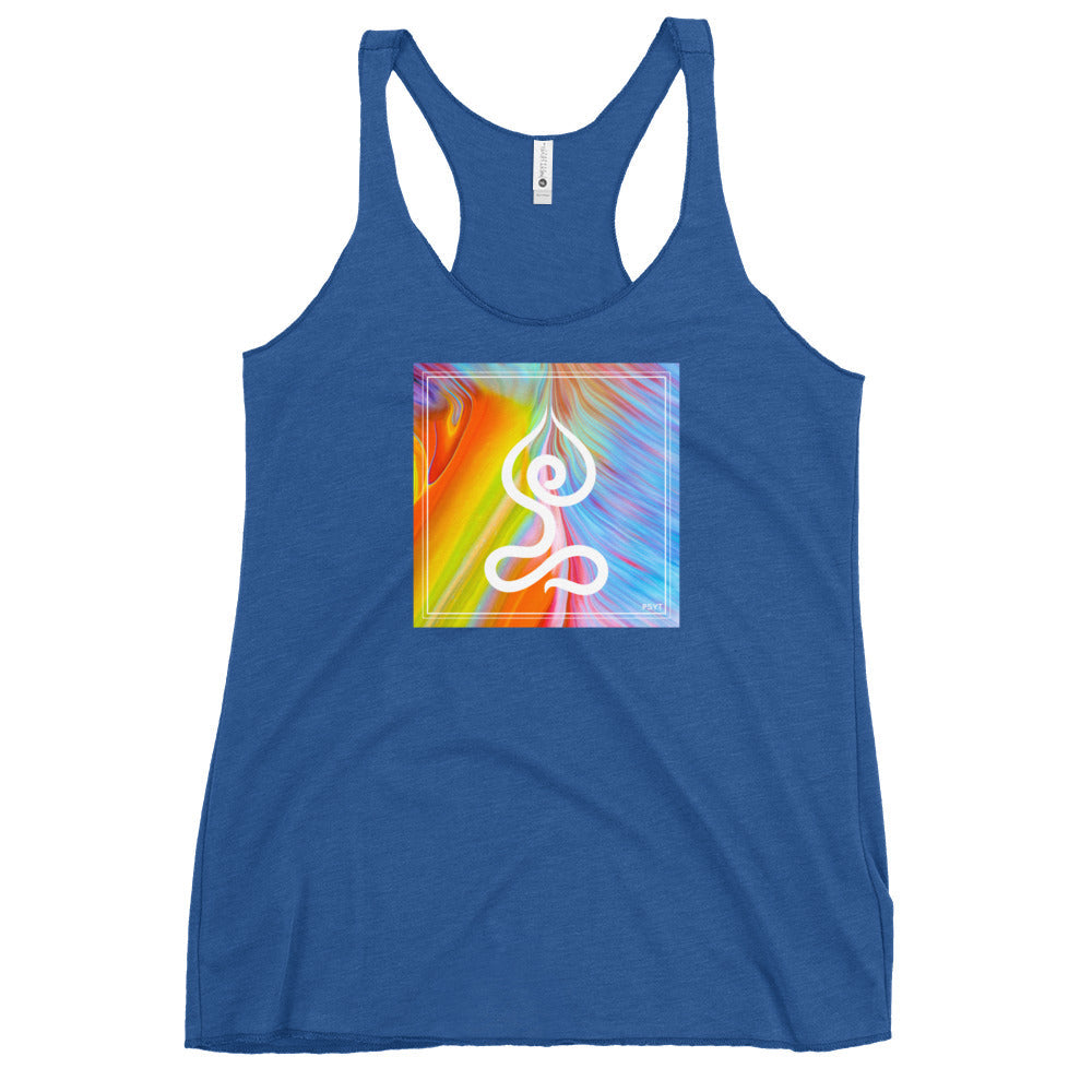 Psychedelic Lotus Pose Tank Top