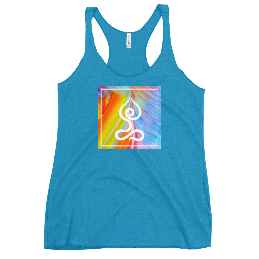 Psychedelic Lotus Pose Tank Top