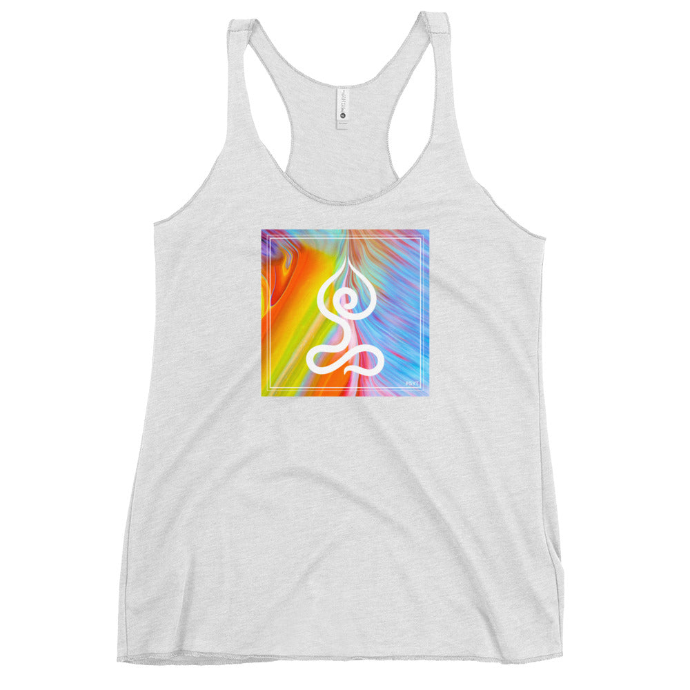 Psychedelic Lotus Pose Tank Top