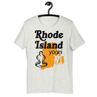 Rhode Island Map Yogini Light Shirt