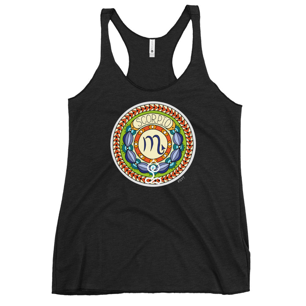 Scorpio Yogastrology Racerback Tank Top