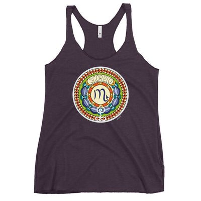 Scorpio Yogastrology Racerback Tank Top