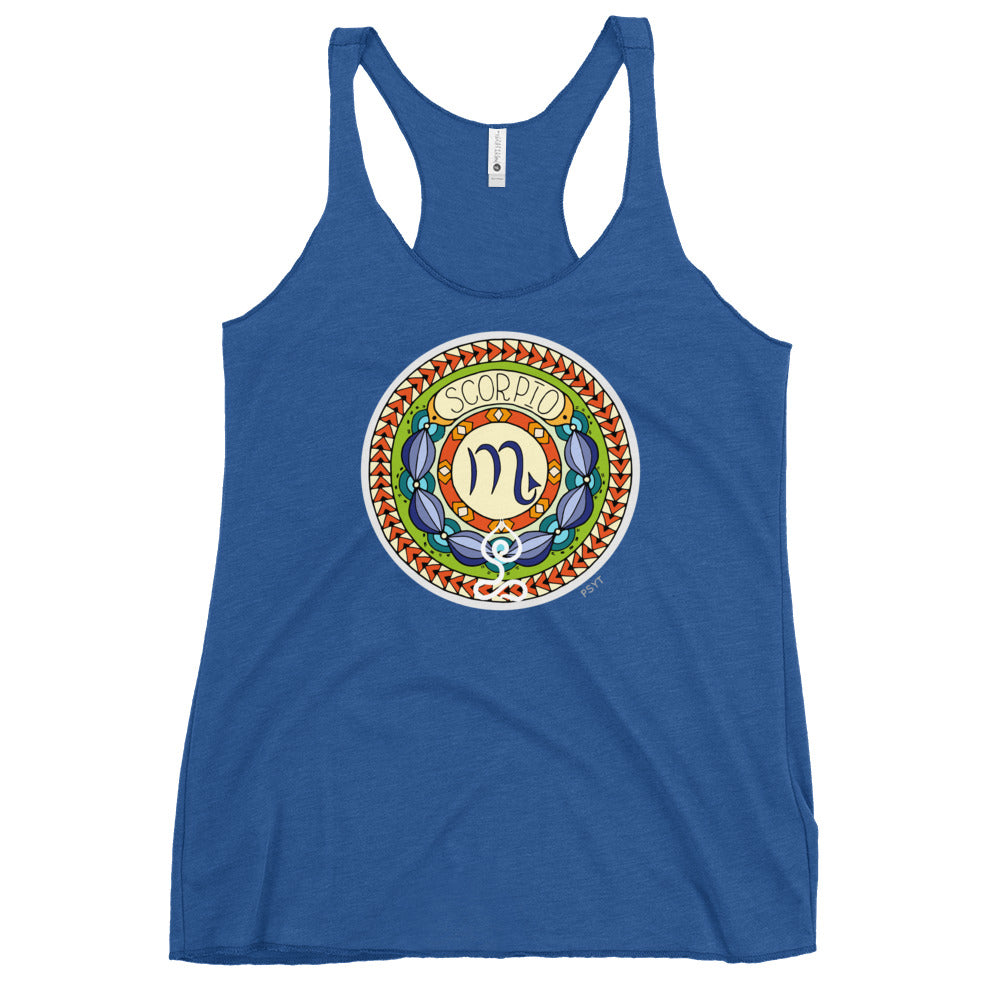 Scorpio Yogastrology Racerback Tank Top