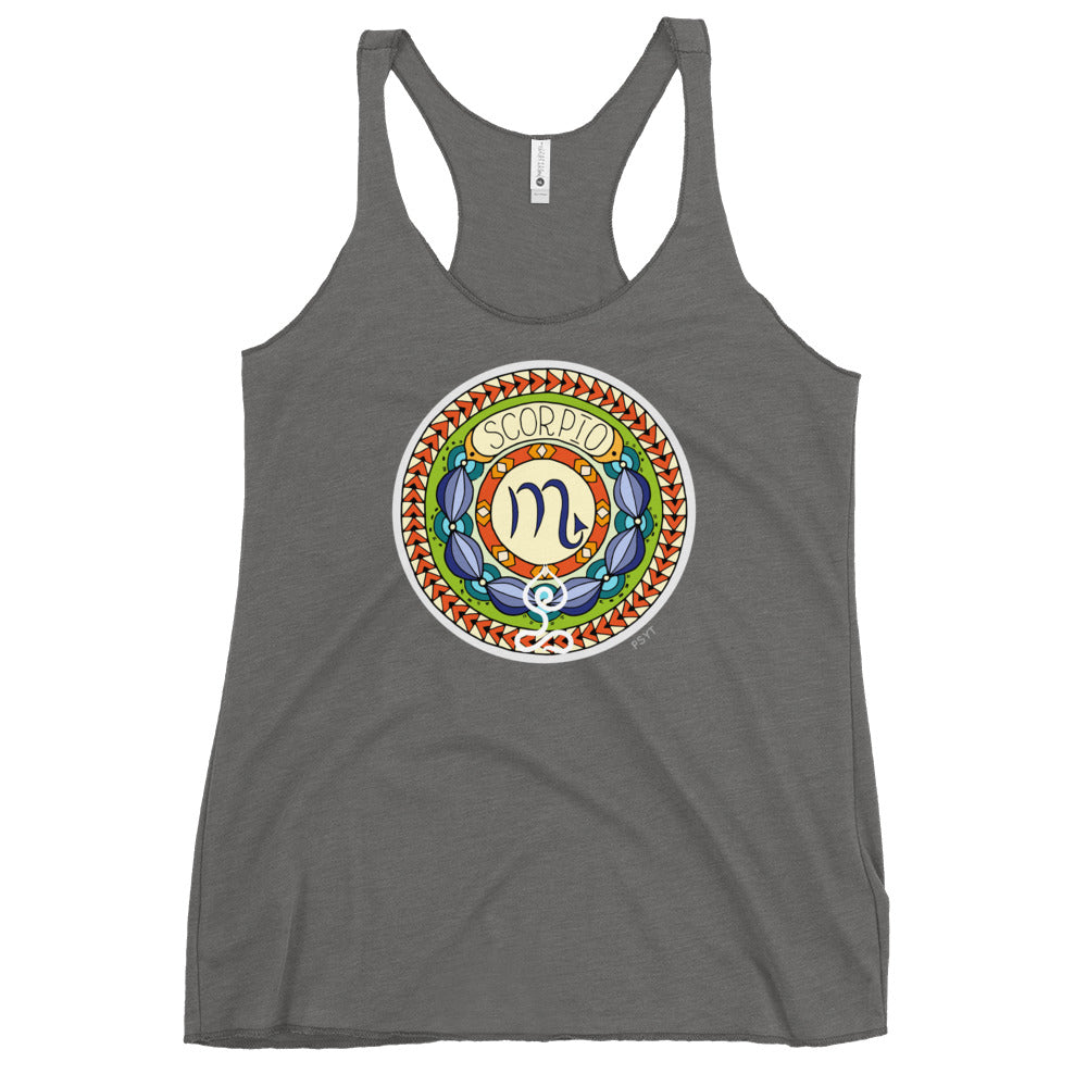 Scorpio Yogastrology Racerback Tank Top