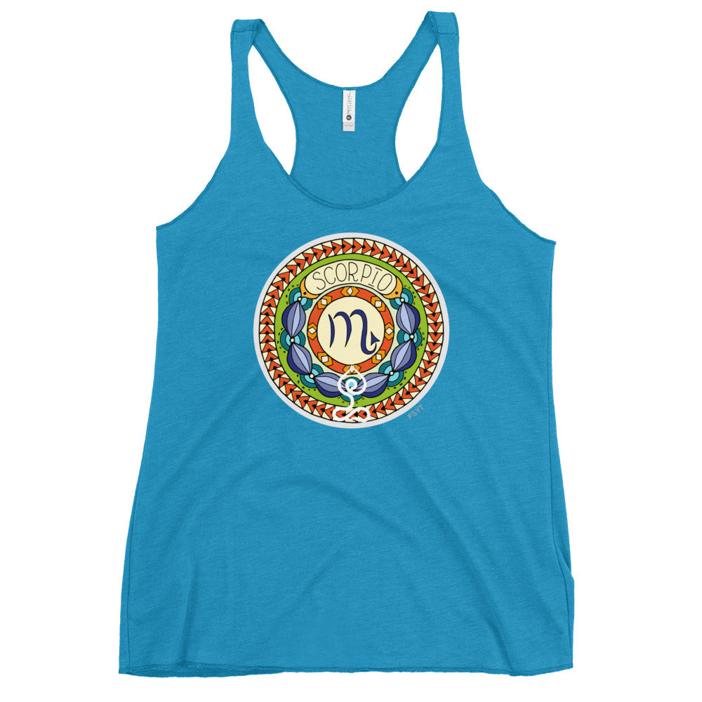 Scorpio Yogastrology Racerback Tank Top