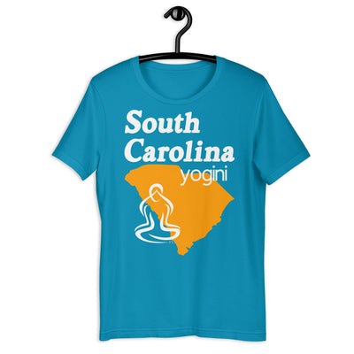 South Carolina Map Yogini Dark Shirt