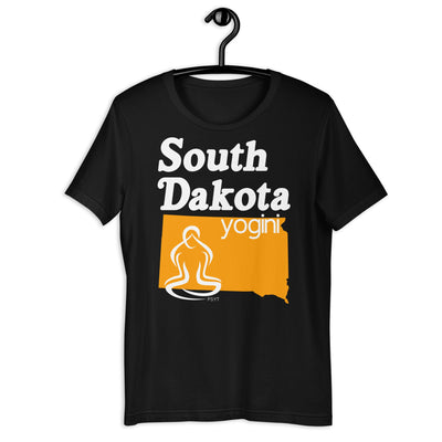 South Dakota Map Yogini Dark Shirt