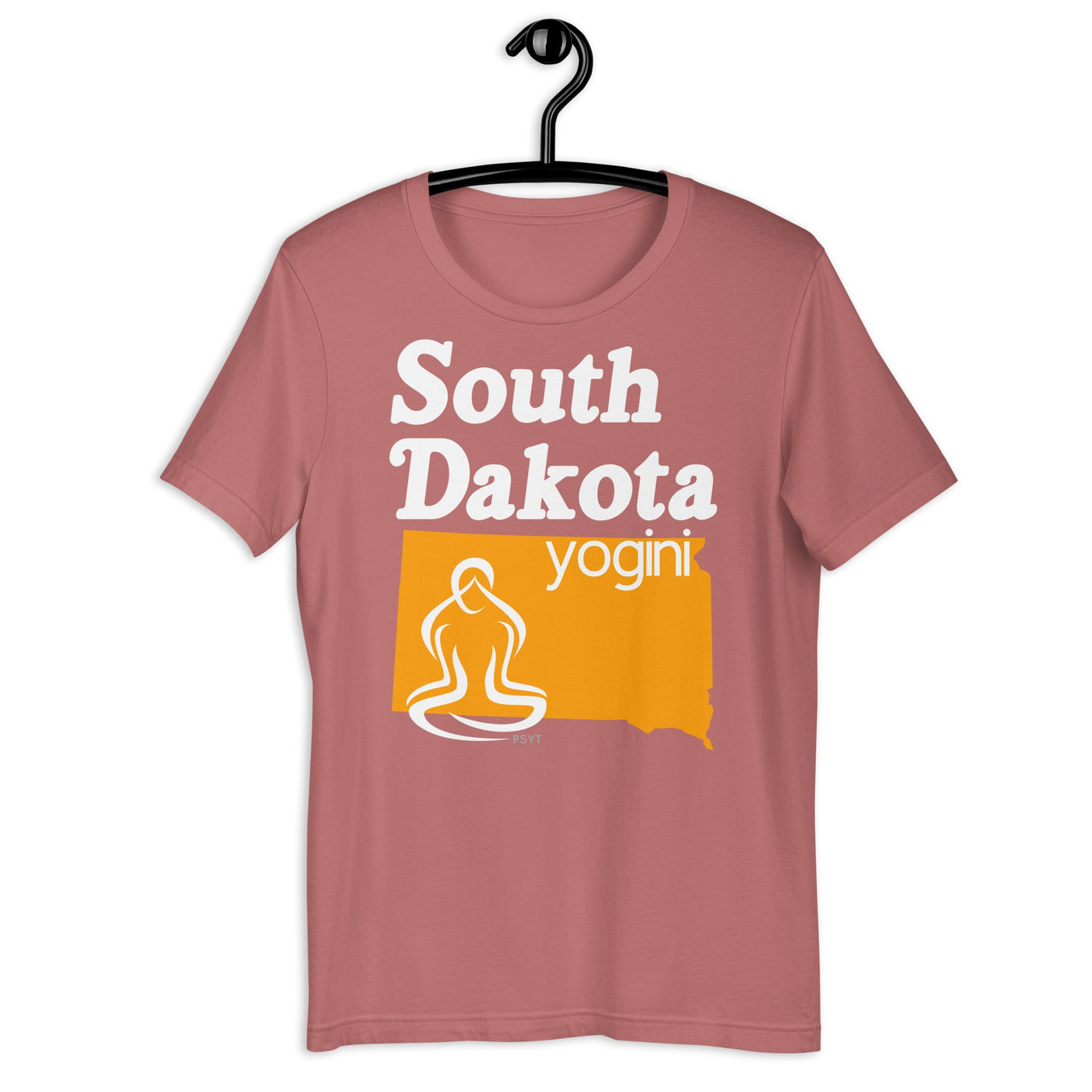 South Dakota Map Yogini Dark Shirt