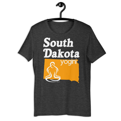 South Dakota Map Yogini Dark Shirt