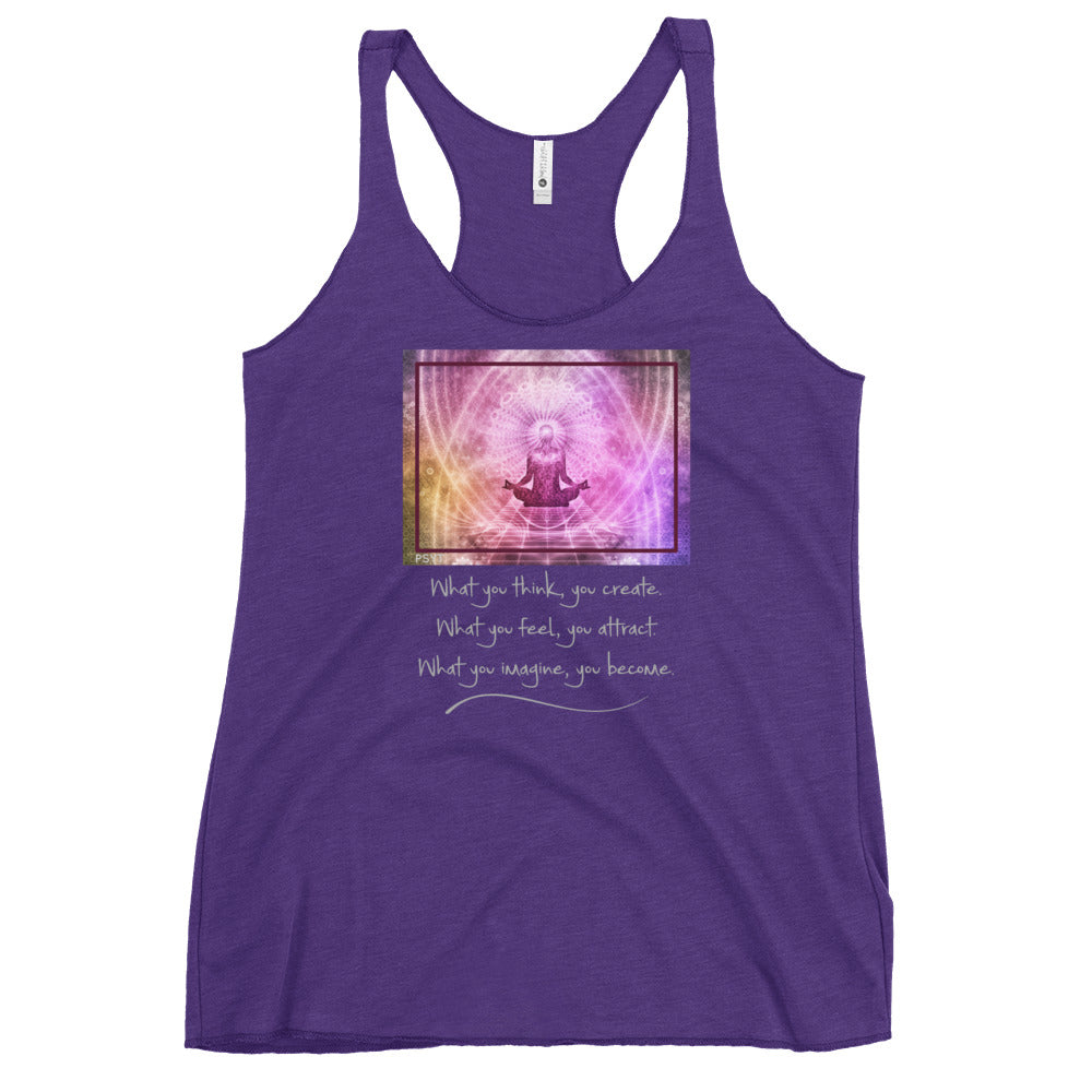 Space Time Buddha Quote Tank Top