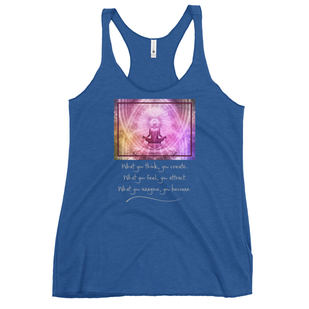 Space Time Buddha Quote Tank Top