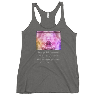 Space Time Buddha Quote Tank Top