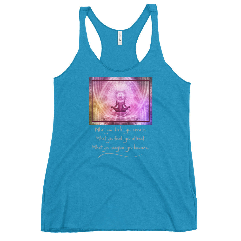 Space Time Buddha Quote Tank Top