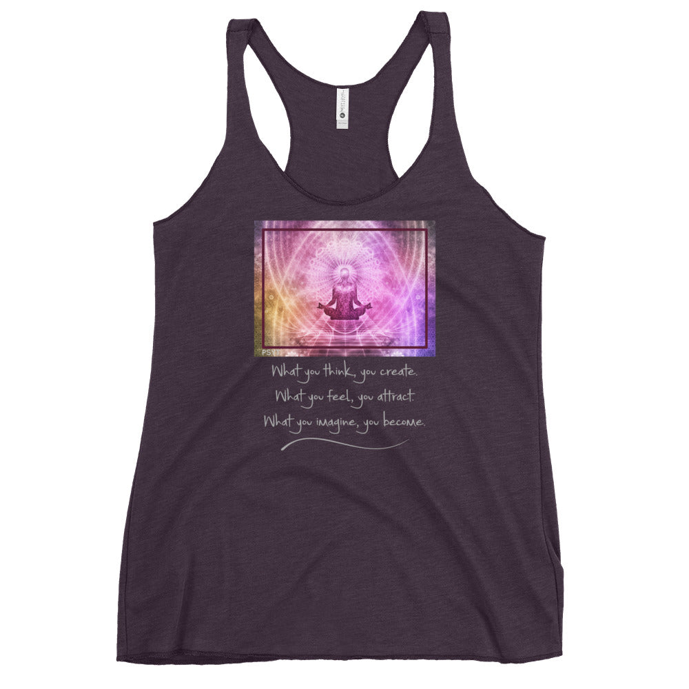 Space Time Buddha Quote Tank Top