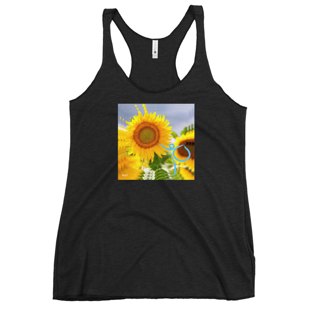 Sun Flower Dance Pose Tank Top