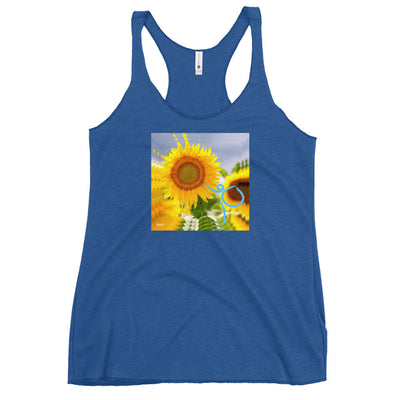 Sun Flower Dance Pose Tank Top