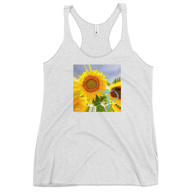 Sun Flower Dance Pose Tank Top