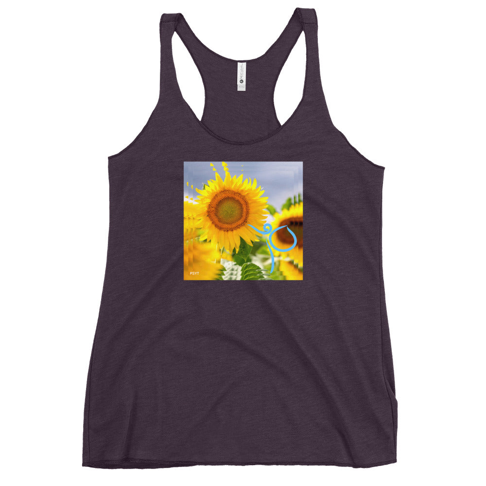 Sun Flower Dance Pose Tank Top