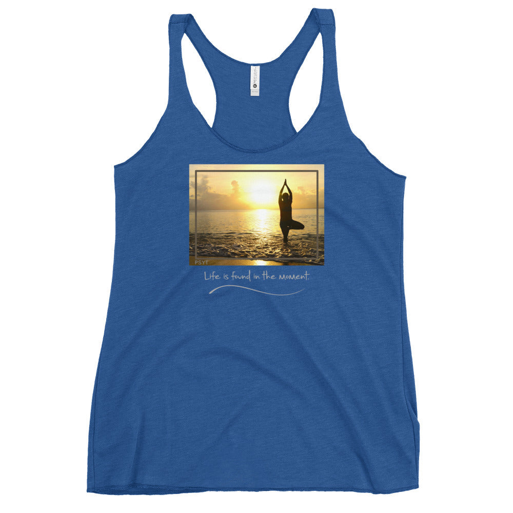 Sunrise Tree Pose Quote Tank Top