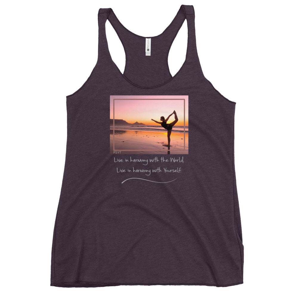 Sunset Dance Pose Quote Tank Top