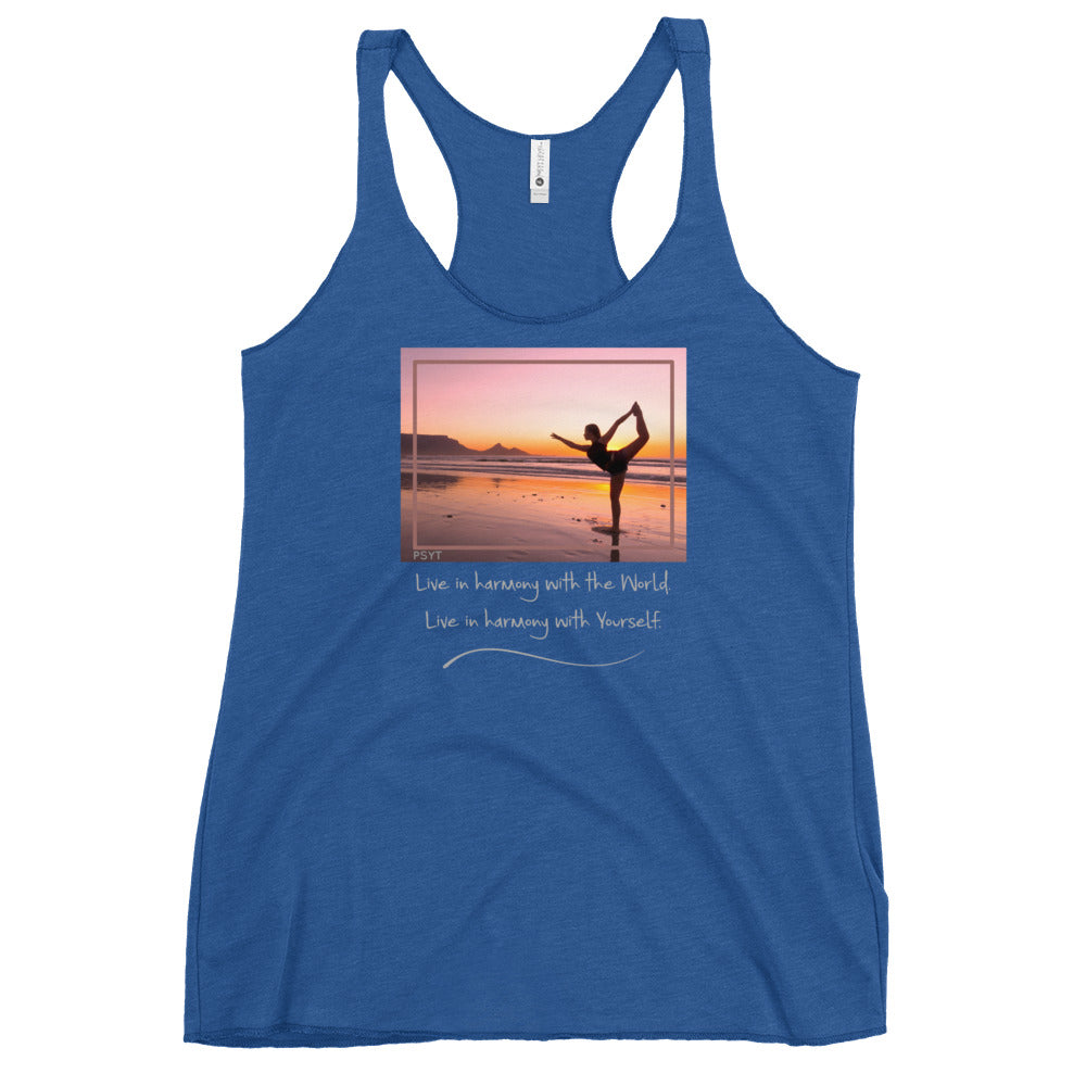 Sunset Dance Pose Quote Tank Top