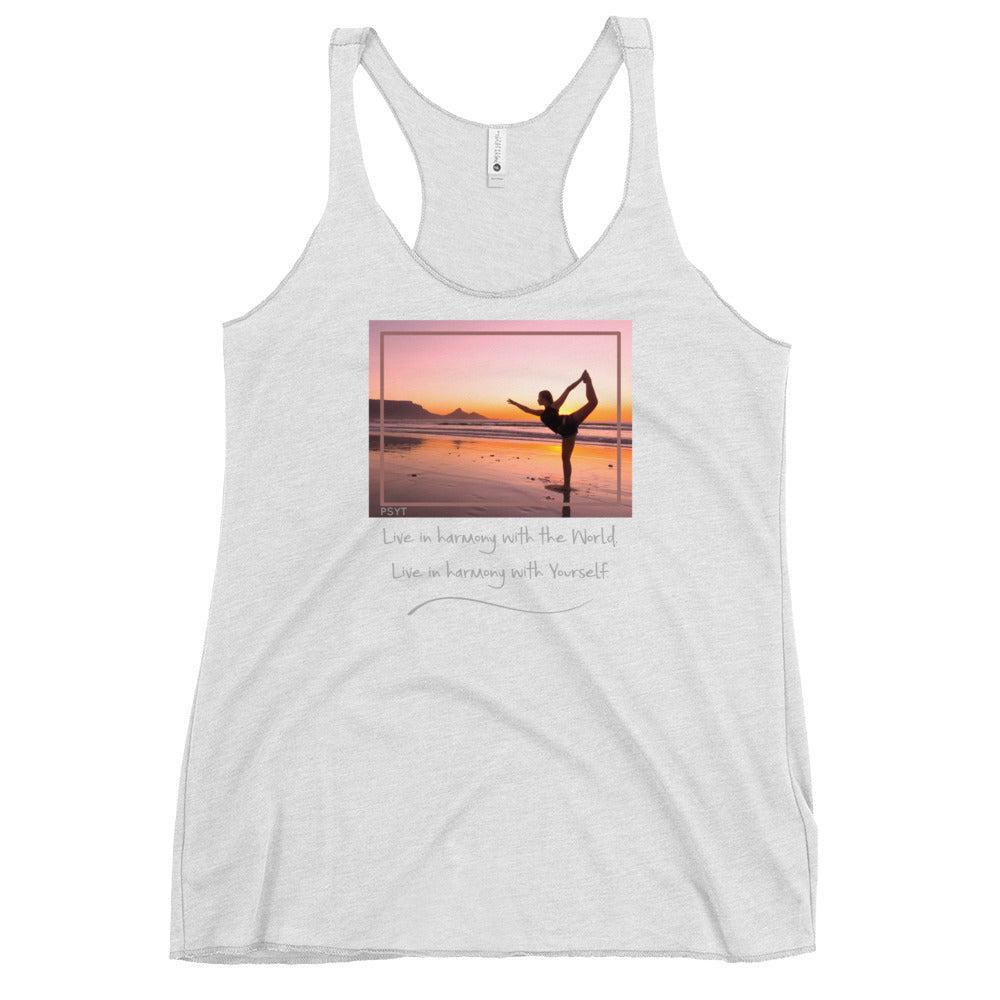 Sunset Dance Pose Quote Tank Top