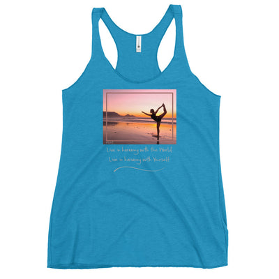 Sunset Dance Pose Quote Tank Top