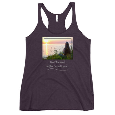 Sunset Meditation Quote Tank Top