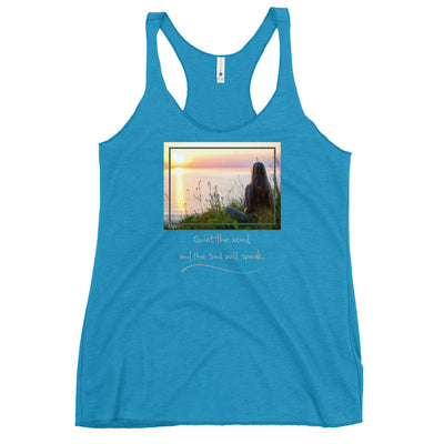 Sunset Meditation Quote Tank Top