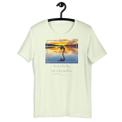 Sunset Salutation Pose Quote Shirt