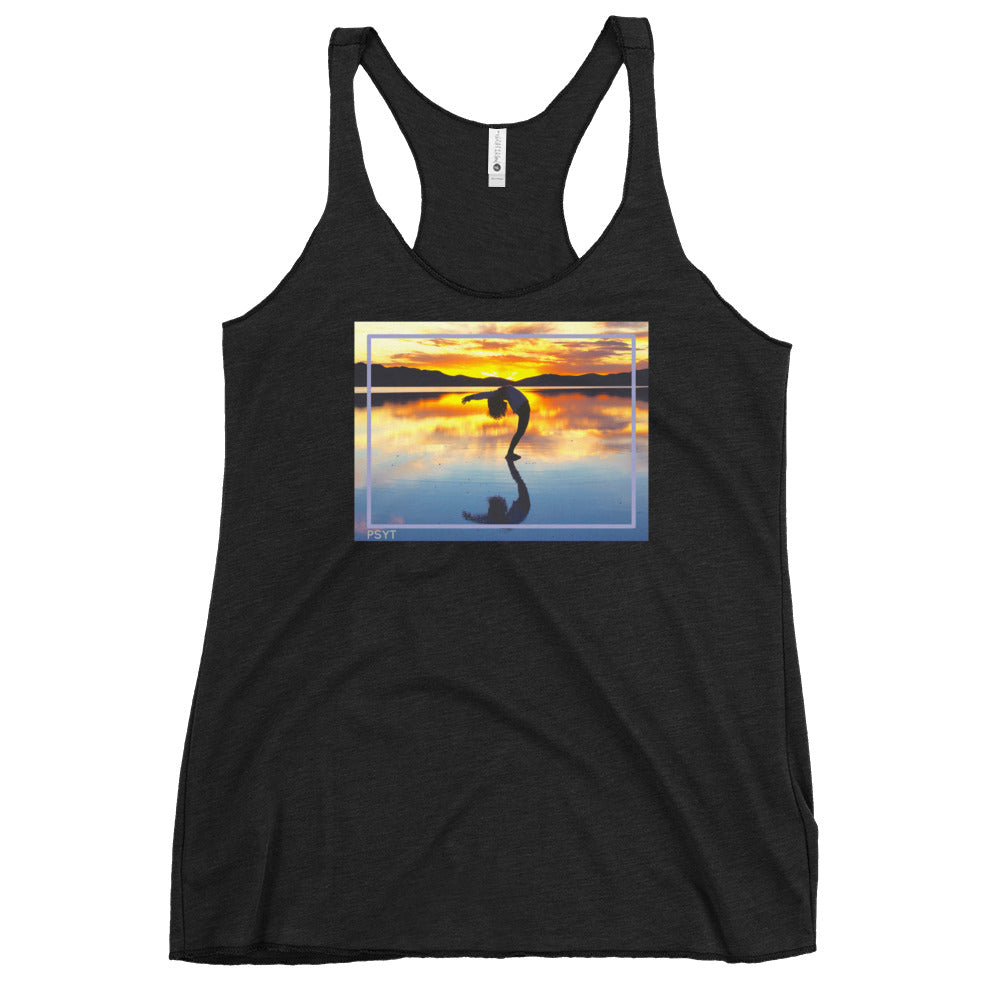 Sunset Salutation Pose Tank Top