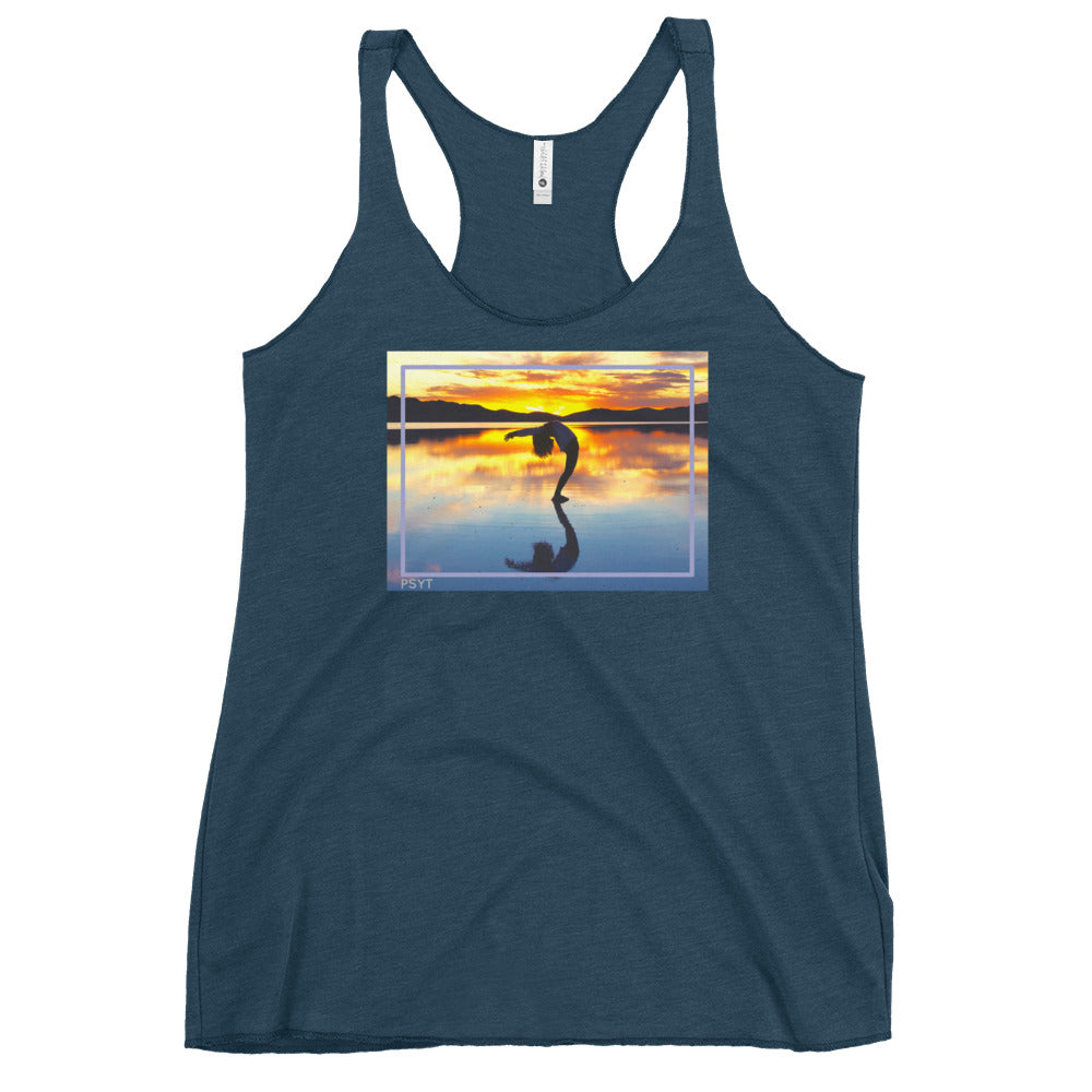 Sunset Salutation Pose Tank Top