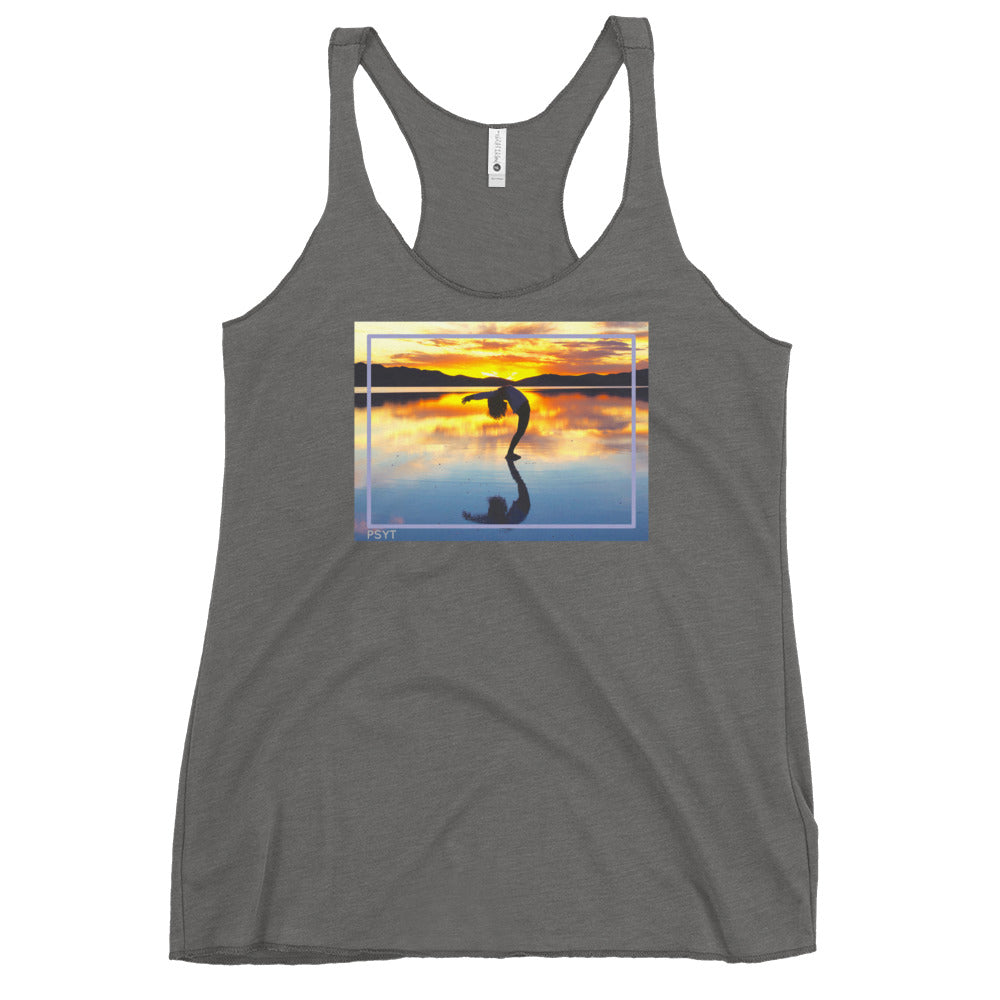 Sunset Salutation Pose Tank Top