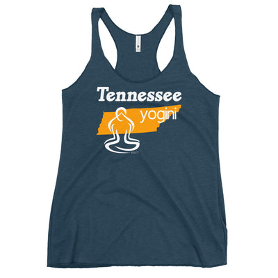 Tennessee Map Yogini Dark Color Tank Top