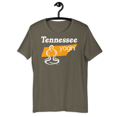 Tennessee Map Yogini Dark Shirt